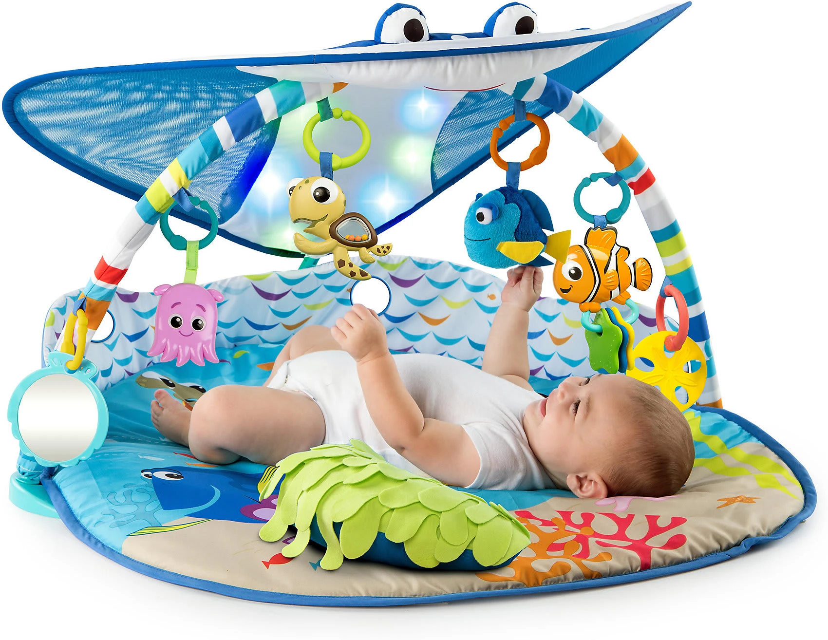 Bright Starts Disney Baby Findet Nemo Spieldecke Mit Spielbogen, Lichtern, Melodien... 4 Bright Starts Disney Baby Findet Nemo Spieldecke Mit Spielbogen, Lichtern, Melodien... – Bild 2