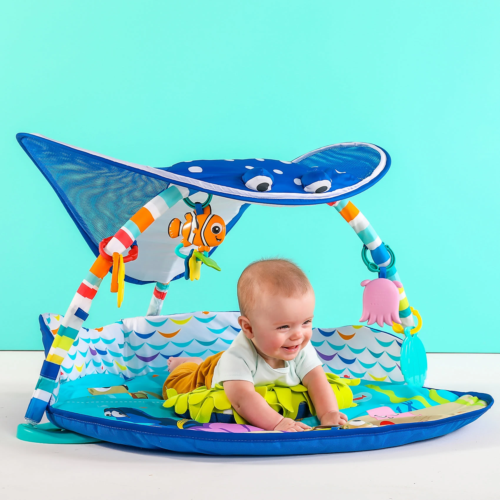 Bright Starts Disney Baby Findet Nemo Spieldecke Mit Spielbogen, Lichtern, Melodien... 5 Bright Starts Disney Baby Findet Nemo Spieldecke Mit Spielbogen, Lichtern, Melodien... – Bild 3