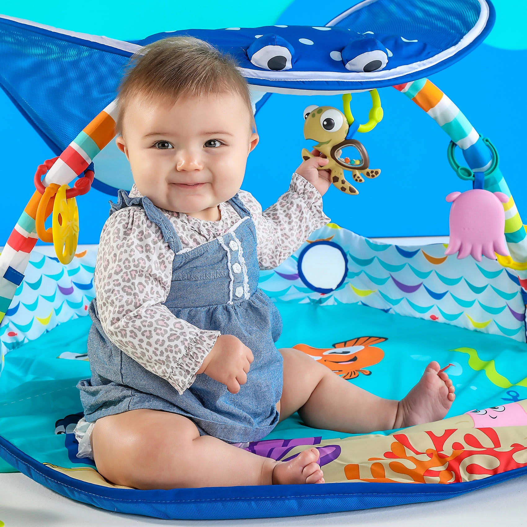 Bright Starts Disney Baby Findet Nemo Spieldecke Mit Spielbogen, Lichtern, Melodien... 7 Bright Starts Disney Baby Findet Nemo Spieldecke Mit Spielbogen, Lichtern, Melodien... – Bild 5