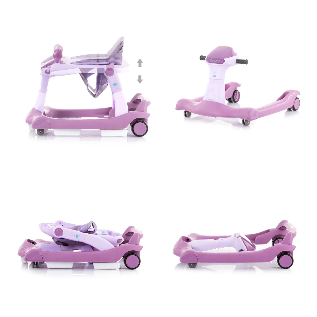 Chipolino Lauflernhilfe Super Star 2 In1 In Lila 5 Chipolino Lauflernhilfe Super Star 2 In1 In Lila – Bild 3