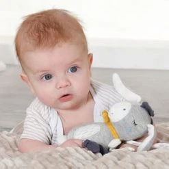 Mini-Spieluhr Esel FehnNATUR 19cm In Grau -Pinolino shop fehn mini spieluhr esel fehnnatur 19cm in grau 1