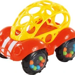 Kids II Oball Rattle & Roll Buggie Auto, Rot/gelb