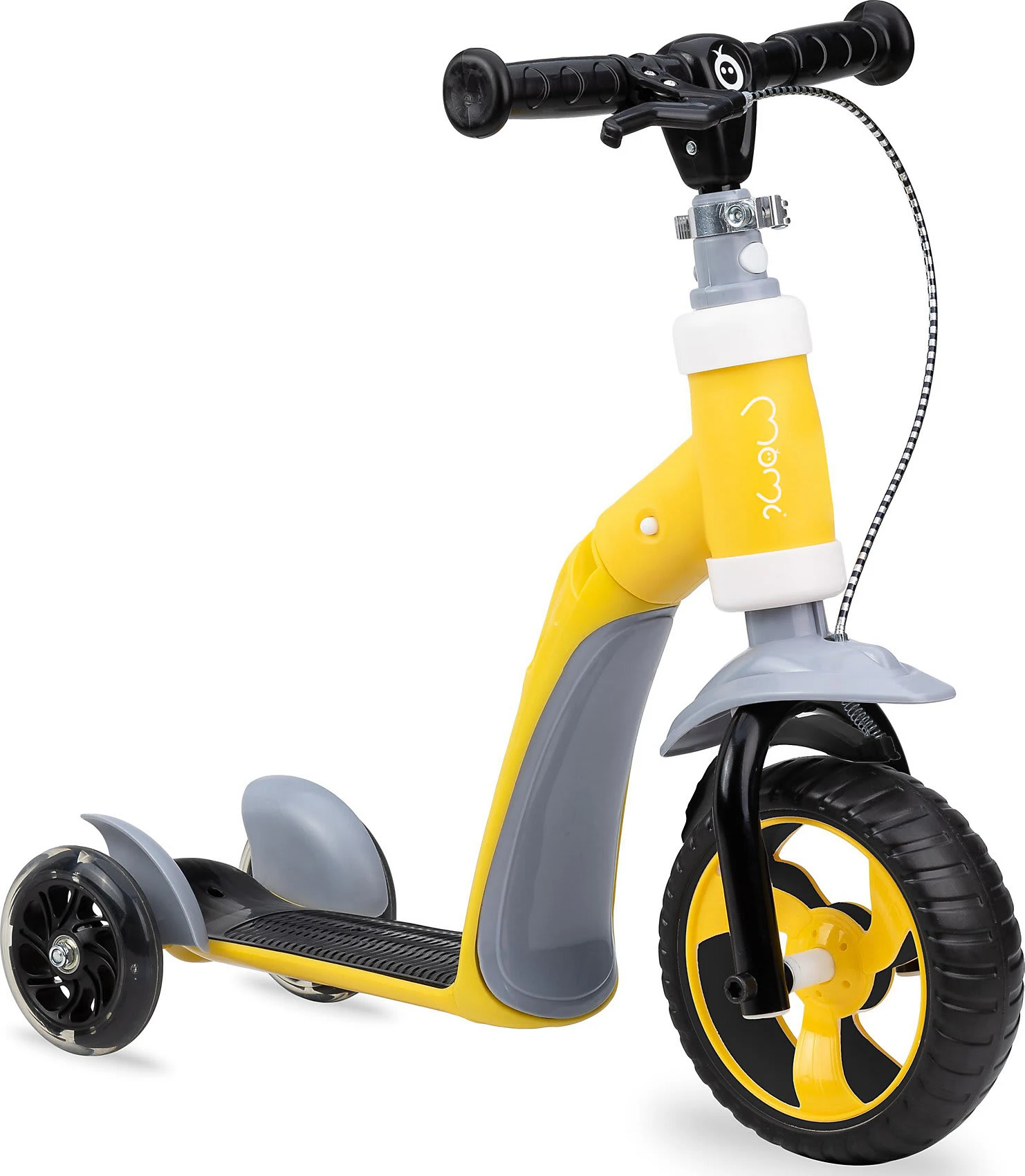 Momi ELIOS 2 In 1 Laufrad Und Scooter, Gelb 4 Momi ELIOS 2 In 1 Laufrad Und Scooter, Gelb – Bild 2